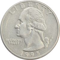 سکه کوارتر دلار 1995 واشنگتن - EF40 - آمریکا