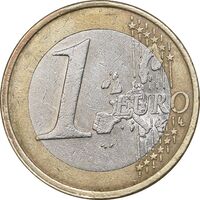 سکه 1 یورو 1999 جمهوری پنجم - AU50 - فرانسه
