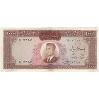 اسکناس 1000 ریال (بهنیا - سمیعی) - تک - VF30 - محمد رضا شاه