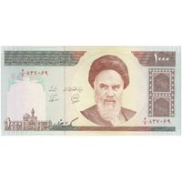 اسکناس 1000 ریال (محمدخان - نوربخش) - تک - UNC63 - جمهوری اسلامی