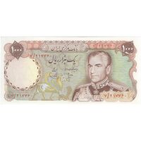 اسکناس 1000 ریال (انصاری - یگانه) - تک - UNC64 - محمد رضا شاه