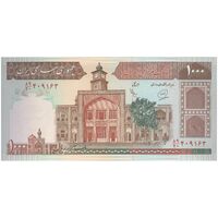 اسکناس 1000 ریال (محمدخان - عادلی) شماره بزرگ - نخ نستعلیق - تک - UNC62 - جمهوری اسلامی
