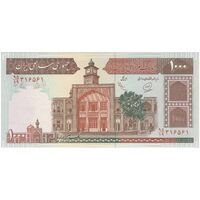 اسکناس 1000 ریال (محمدخان - عادلی) شماره بزرگ - نخ کامپیوتری - تک - UNC60 - جمهوری اسلامی