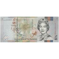 اسکناس 50 سنت 2019 الیزابت دوم - تک - UNC64 - باهاما