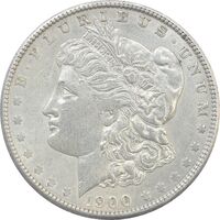 سکه یک دلار 1900 مورگان - EF40 - آمریکا