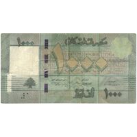 اسکناس 1000 لیره 2012 جمهوری - تک - VF - لبنان