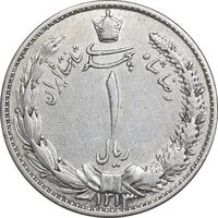 سکه 1 ریال 1313 - EF40 - رضا شاه