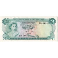 اسکناس 10 دلار 1974 الیزابت دوم - تک - AU - باهاما