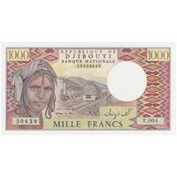 اسکناس 1000 فرانک بدون تاریخ (1975) جمهوری - تک - UNC65 - جیبوتی