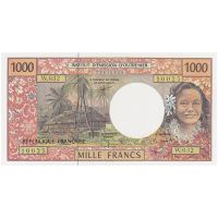 اسکناس 1000 فرانک بدون تاریخ (2004) قلمرو های فرادریایی - Severino, Redouin, Cornaille - تک - UNC65 - فرانسه