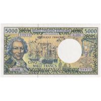 اسکناس 5000 فرانک بدون تاریخ (2000-2002) قلمرو های فرادریایی - REDOUIN, POUILLIEUTE, AUDREN - تک - UNC65 - فرانسه