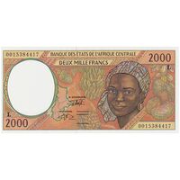 اسکناس 2000 فرانک 2000 - تک - UNC65 - آفریقای مرکزی (گابن)