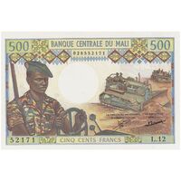 اسکناس 500 فرانک بدون تاریخ (1973-1984) جمهوری - تک - UNC65 - مالی