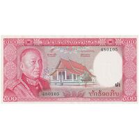 اسکناس 500 کیپ بدون تاریخ (1963-1976) ساوانگ واطانا - تک - UNC64 - لائوس