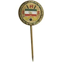 نشان سوزنی فدراسیون هاکی ایران - EF - محمد رضا شاه