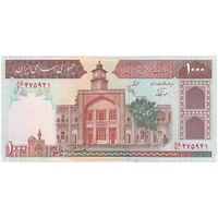 اسکناس 1000 ریال (نوربخش - عادلی) امضاء بزرگ - تک - UNC63 - جمهوری اسلامی