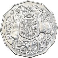 سکه 50 سنت 2021 الیزابت دوم - AU58 - استرالیا