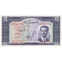 اسکناس 10 ریال 1330 - تک - UNC61 - محمد رضا شاه