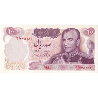 اسکناس 100 ریال 1350 - تک - UNC62 - محمد رضا شاه