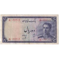 اسکناس 10 ریال سری سوم - تک - VF25 - محمد رضا شاه