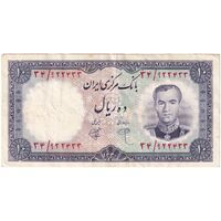 اسکناس 10 ریال 1340 - تک - VF35 - محمد رضا شاه