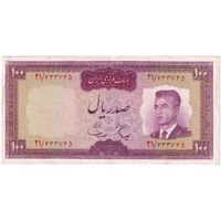 اسکناس 100 ریال (هویدا - سمیعی) - تک - VF30 - محمد رضا شاه