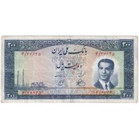 اسکناس 200 ریال 1330 - تک - VF30 - محمد رضا شاه