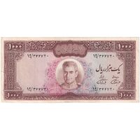 اسکناس 1000 ریال (آموزگار - فرمان فرماییان) - تک - VF30 - محمد رضا شاه