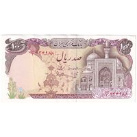 اسکناس 100 ریال (بنی صدر - نوبری) - تک - AU50 - جمهوری اسلامی