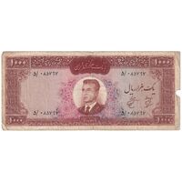 اسکناس 1000 ریال 1341 - تک - VF20 - محمد رضا شاه