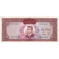 اسکناس 1000 ریال (بهنیا - سمیعی) - تک - VF35 - محمد رضا شاه