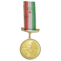 مدال یادبود بنیاد شهید و امور ایثارگران - طلایی - با روبان - AU - جمهوری اسلامی