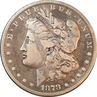 سکه یک دلار 1878 مورگان - VF35 - آمریکا