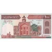 اسکناس 1000 ریال (نوربخش - عادلی) امضاء بزرگ - شماره بزرگ - تک - AU53 - جمهوری اسلامی