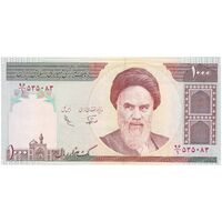 اسکناس 1000 ریال (نوربخش - عادلی) - تک - UNC63 - جمهوری اسلامی