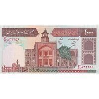 اسکناس 1000 ریال (محمدخان - عادلی) شماره بزرگ - نخ کامپیوتری - تک - UNC62 - جمهوری اسلامی