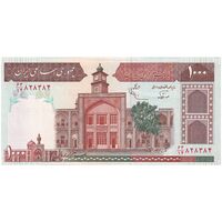 اسکناس 1000 ریال (نوربخش - عادلی) امضاء بزرگ - شماره بزرگ - شماره افزایشی - تک - UNC62 - جمهوری اسلامی