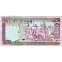 اسکناس 2000 ریال (محمدخان - عادلی) - تک - UNC62 - جمهوری اسلامی