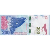 اسکناس 200 پزو بدون تاریخ (2016-2018) جمهوری فدرال - FAS, EM - تک - UNC63 - آرژانتین