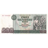 اسکناس 200 مارک 1985 جمهوری دموکراتیک - تک - UNC63 - آلمان