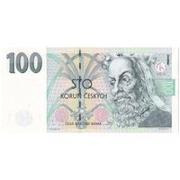 اسکناس 100 کرون 1997 جمهوری - تک - UNC63 - جمهوری چک