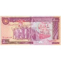 اسکناس 5000 ریال (بنی صدر - نوبری) - تک - EF45 - جمهوری اسلامی