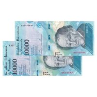 اسکناس 10000 بولیوار 2017 جمهوری بولیواری - جفت - UNC63 - ونزوئلا