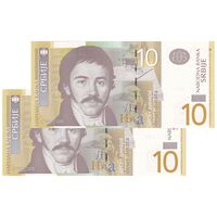 اسکناس 10 دینار 2006 جمهوری - جفت - UNC64 - صربستان