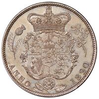 سکه 1/2 کرون جرج چهارم