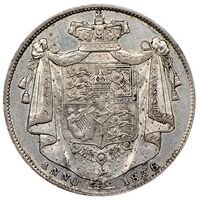سکه 1/2 کرون ویلیام چهارم