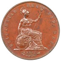 سکه 1/2 پِنی جرج چهارم