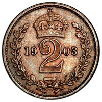 سکه 2 پِنس ادوارد هفتم