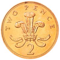 سکه 2 پِنس الیزابت دوم