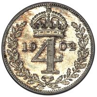 سکه 4 پِنس ادوارد هفتم